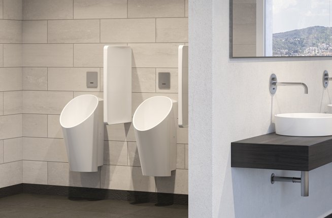 Urinale, Design, spülrandlos